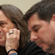 T-Mobile CEO John Legere (L) and Sprint Executive Chairman Marcelo Claure testify before the House Judiciary Committee’s Antitrust, Commercial and Administrative Law Subcommittee in the Rayburn House Office Building on Capitol Hill March 12, 2019 in Washington, DC. The corporate leaders and other experts testified about the “state of competition in the wireless market” and the possible impacts of the proposed merger of T-Mobile and Sprint would have on consumers in rural areas, workers and the future of 5G broadband internet access.